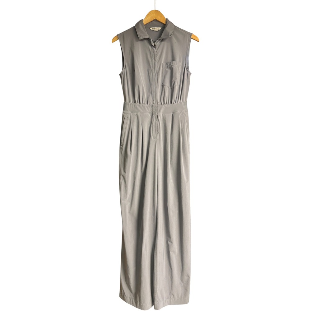 Athleta Grey Brooklyn Heights Wide Leg Jumpsuit 34779 Women Size 4